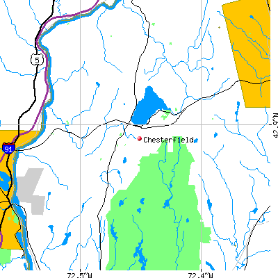 Chesterfield map
