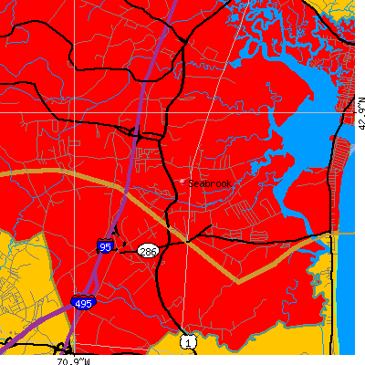 Seabrook map