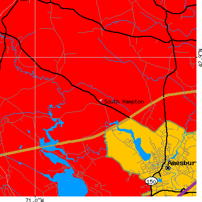 South Hampton map