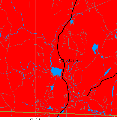 Brookline map