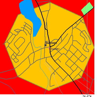 Sussex map