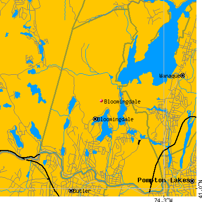 Bloomingdale map