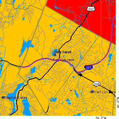 Oakland map