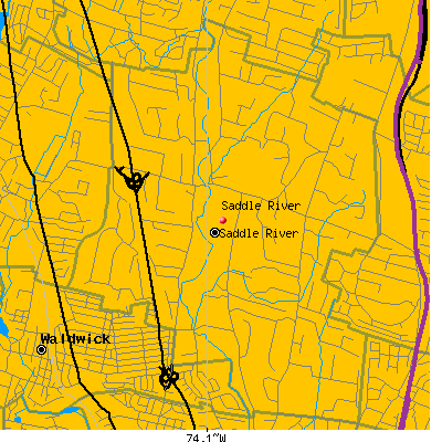 Saddle River map