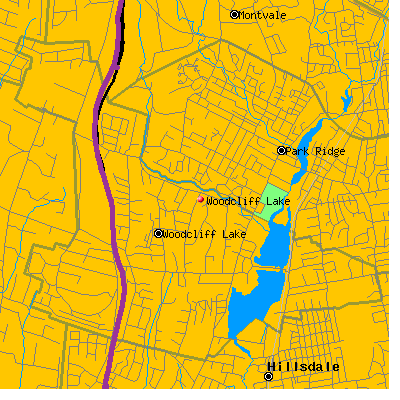 Woodcliff Lake map