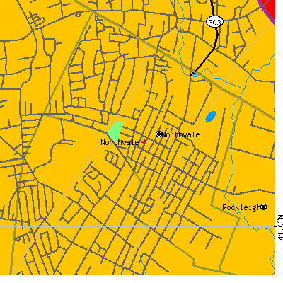 Northvale map