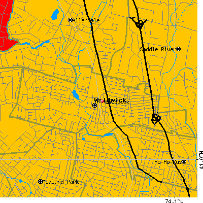 Waldwick map