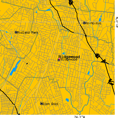 Ridgewood map