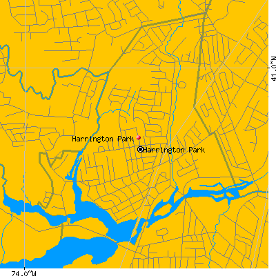 Harrington Park map