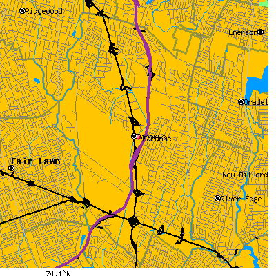 Paramus map