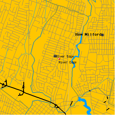 River Edge map