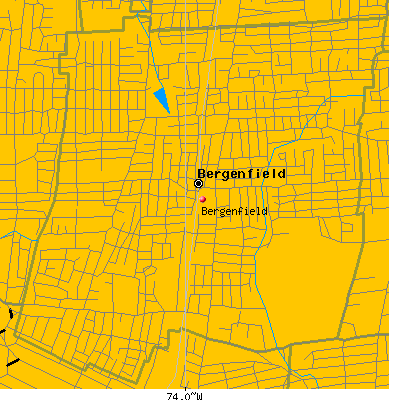 Bergenfield map