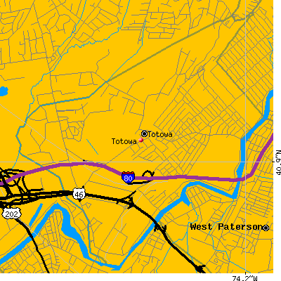 Totowa map