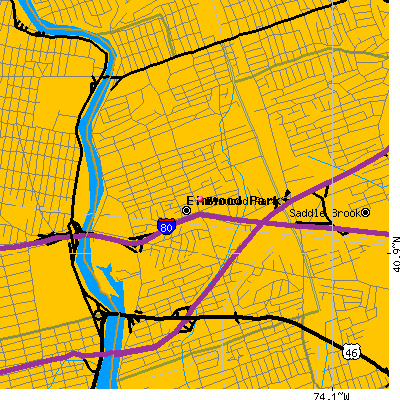 Elmwood Park map
