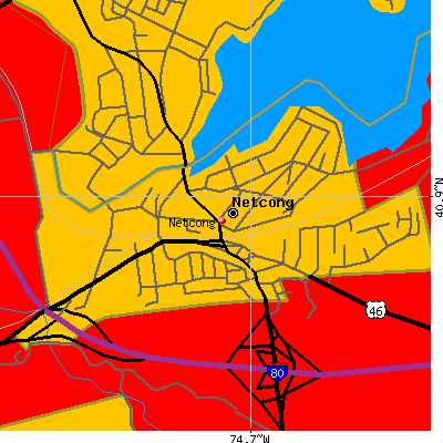 Netcong map