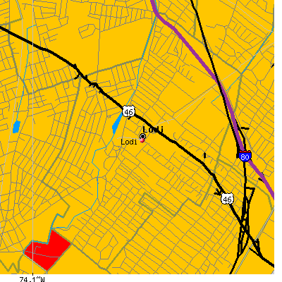 Lodi map