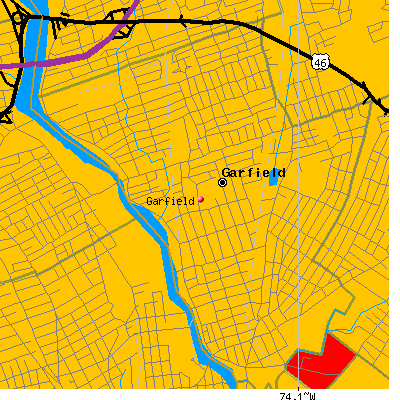 Garfield map