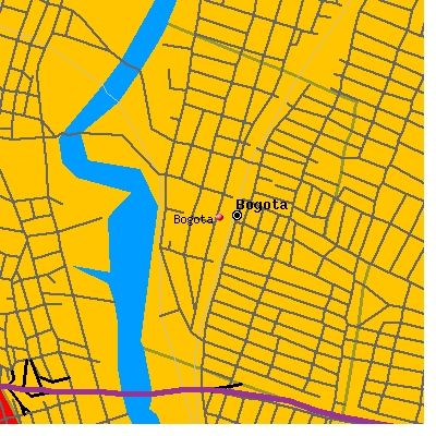 Bogota map