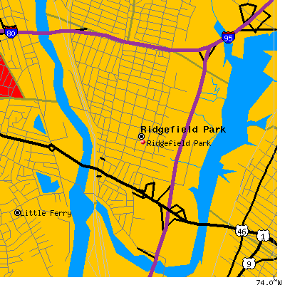 Ridgefield Park map