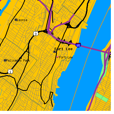 Fort Lee map