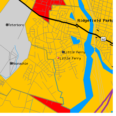 Little Ferry map