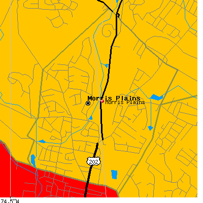 Morris Plains map