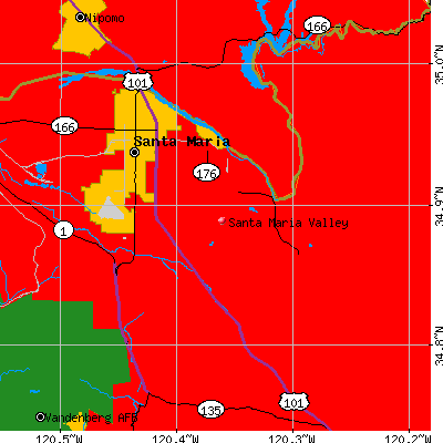 Santa Maria Valley map