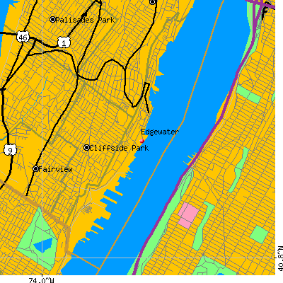 Edgewater map