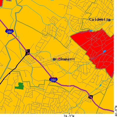 Roseland map