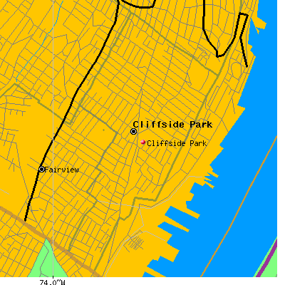 Cliffside Park map