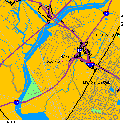 Secaucus map