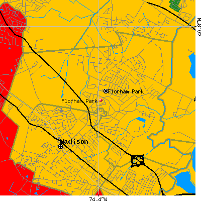 Florham Park map