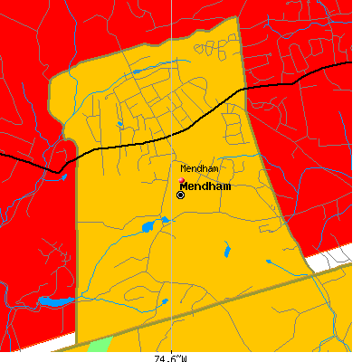 Mendham map
