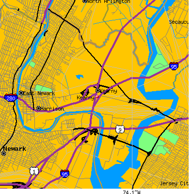 Kearny map