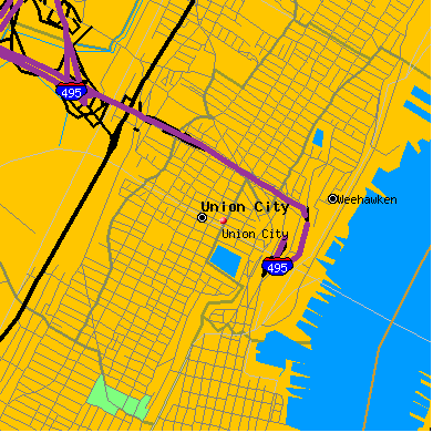 Union City map