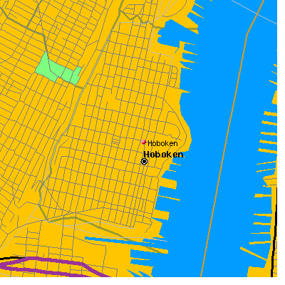 Hoboken map