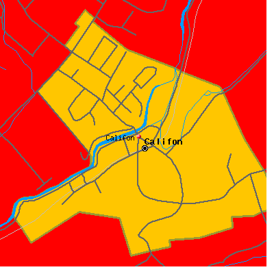 Califon map