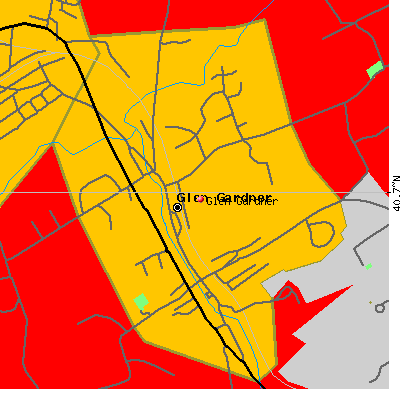 Glen Gardner map