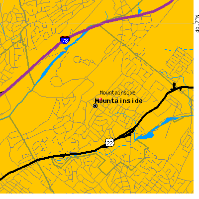 Mountainside map