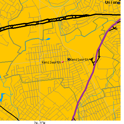 Kenilworth map