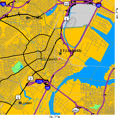 Elizabeth map