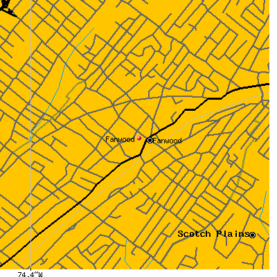 Fanwood map
