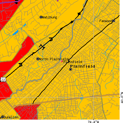 Plainfield map