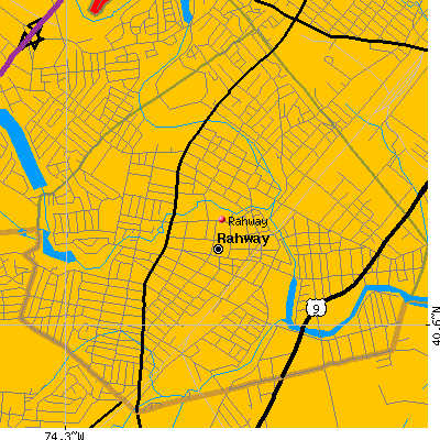Rahway map