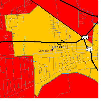 Raritan map