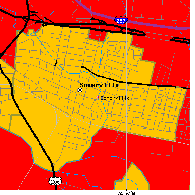 Somerville map