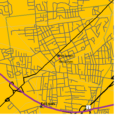 Metuchen map