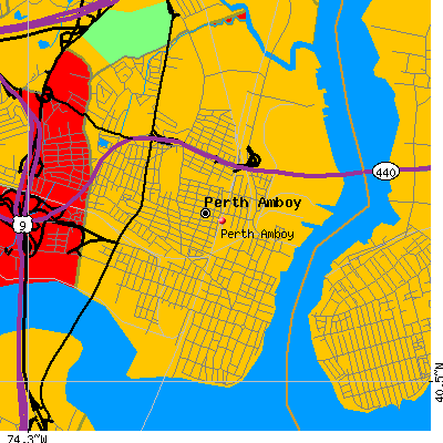 Perth Amboy map