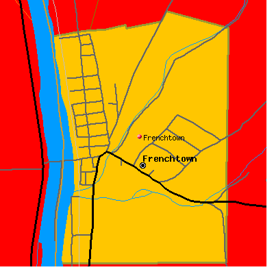Frenchtown map