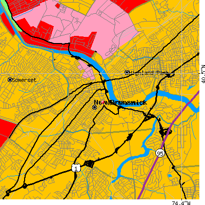 New Brunswick map